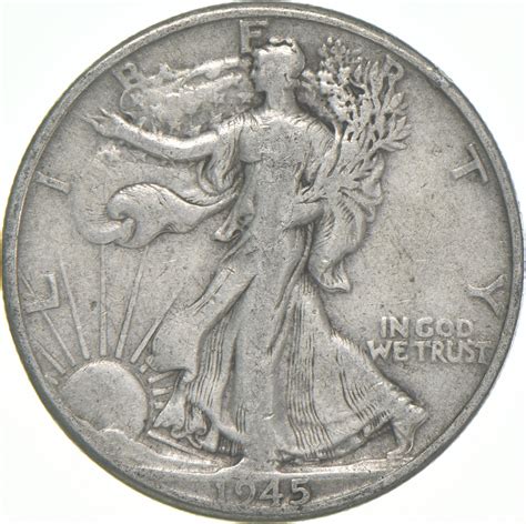 1945-D Walking Liberty 90% Silver US Half Dollar | Property Room