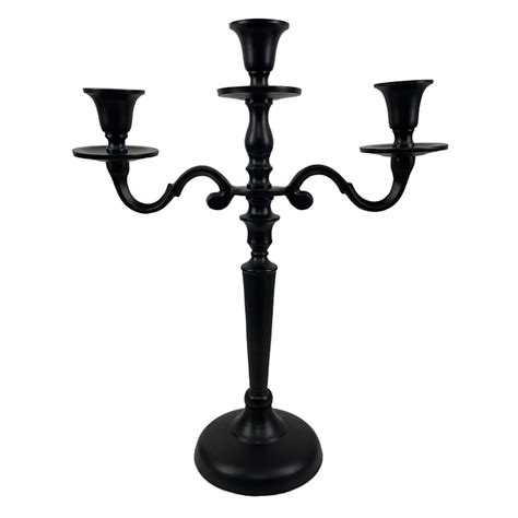 Black Candelabra, 14.5"