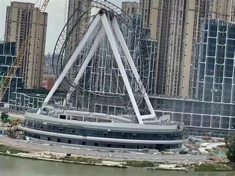 突发！福建省120米高的在建摩天轮坍塌--见道网