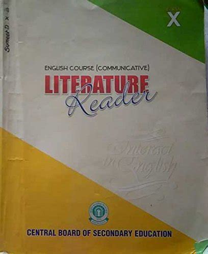 CBSE CLASS 10 ENGLISH COMMUNICATIVE, LITERATURE READER : Amazon.in
