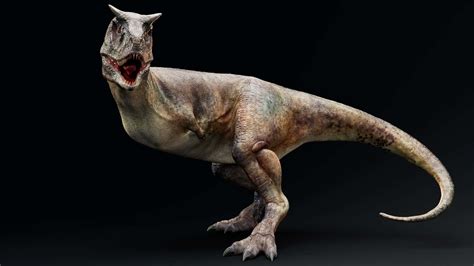 Download A detailed realistic model of a dinosaur Wallpaper ...