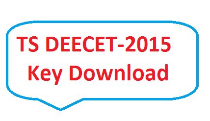 TS DEECET-2015 Key Download - TS Teachers Transfers Promotions DSE ...