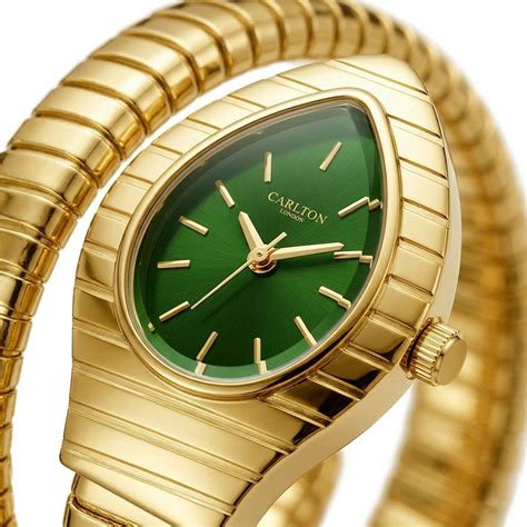 Carlton London Women Embrace Green Analog Watch - CL-EM-GRN