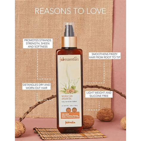 Buy FABESSENTIALS MOROCCAN ARGAN OIL 200 ML Online & Get Upto 60% OFF ...