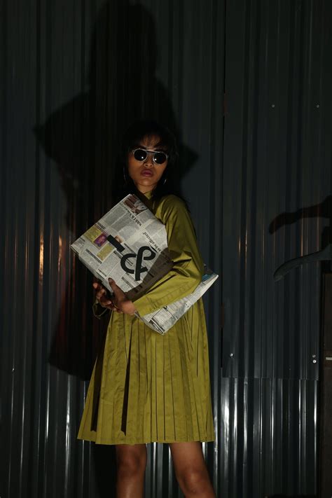 dash and dot - Accordion Pleat Shirt Dress