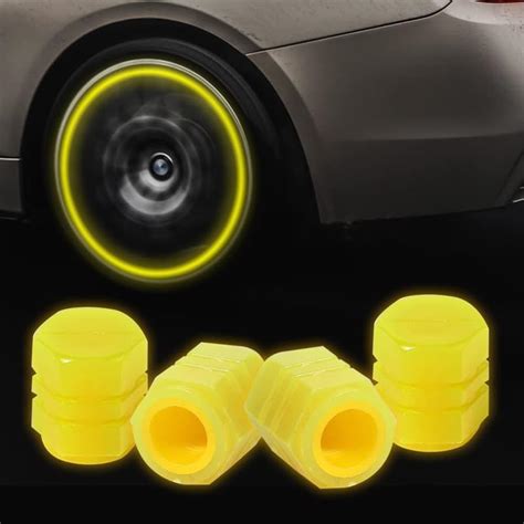 Mr Fix? | Yellow | All-New Bike/Car Tyre Air Valve Caps ? Fluorescent ...
