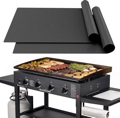 Amazon.com: UBeesize 2 Pack Nonstick Grilling Mats for 36 Inch ...