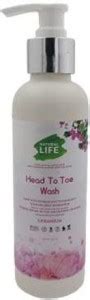 Natural Life 3 in 1 Head to Toe Wash - Shampoo, Face and Body with ...