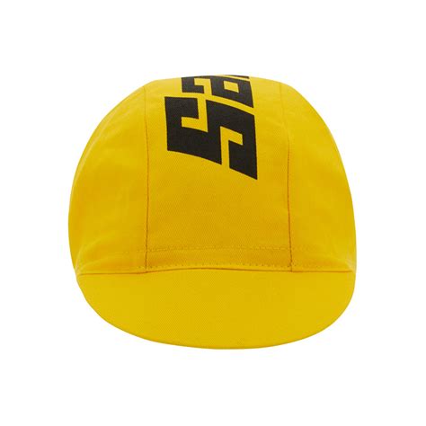 Buy Santini Tour De France Cycling Cap - Yellow | Cyclop.in