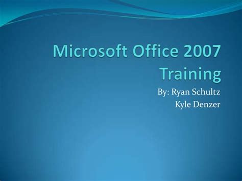 Image result for Free Microsoft Office 2007 Tutorial