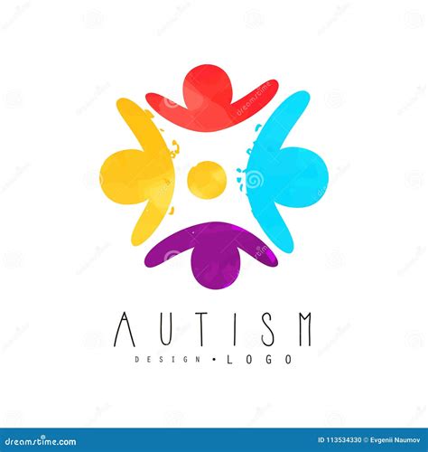Autism Logo Cartoon Vector | CartoonDealer.com #68130339