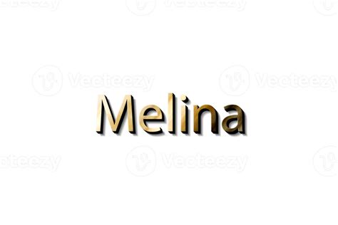 MELINA NAME 3D 15733234 PNG