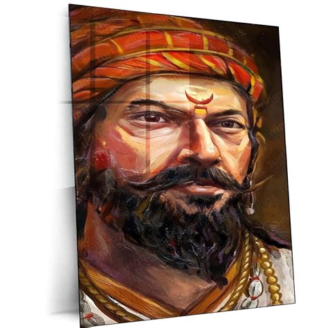 Chhatrapati Shivaji Maharaj Metal Frame – TURTLEWINGS