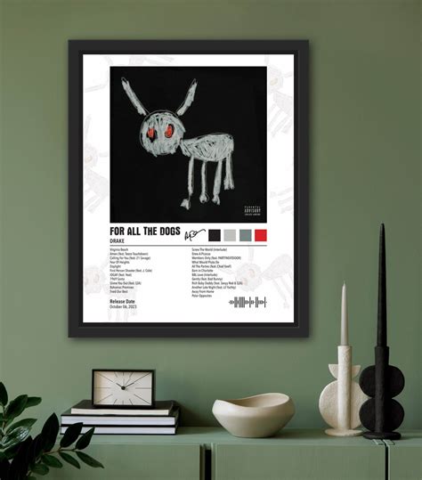 Drake – for All the Dogs Album Cover Poster – Digital Download | Wall ...