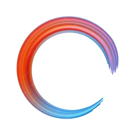 3d brushstroke gradient texture brush | Premium Vector