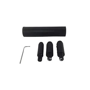 COLONELZ SHARP SHOOTERZ Air Rifle Suppressor, 6 Inch Metal, Compatible ...