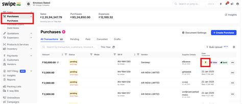 How to settle a purchase invoice through a purchase return/debit note ...