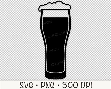 Beer Glass Silhouette