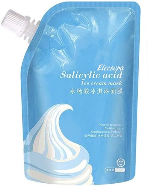 Elecsera Ice Cream Mask Acne Moisturizing Smear Mask Blackheads Remover ...