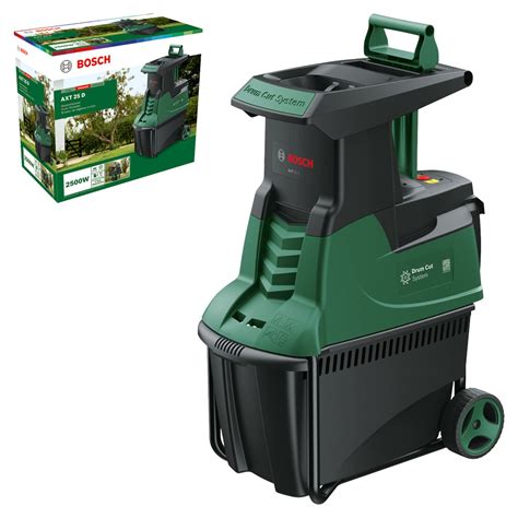 Bosch AXT 25 D Silent Garden Shredder (2500 W; Suitable for Wood and ...