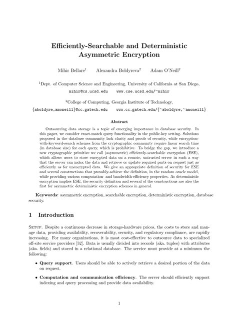 Deterministic Encryption 的图像结果