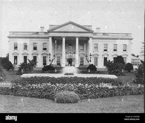 "The White House" c. 1898, at 1600 Pennsylvania Ave. NW. This is the ...