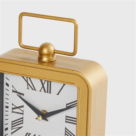 Buy Casablanca Metal Accent Table Clock from Home Centre at just INR 1599.0