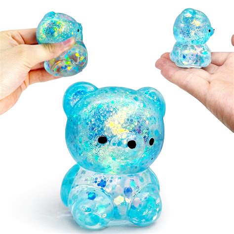 Amazon.com: ZTATU Bear Squishy Toys Stress Balls for Adults (1PCS ...