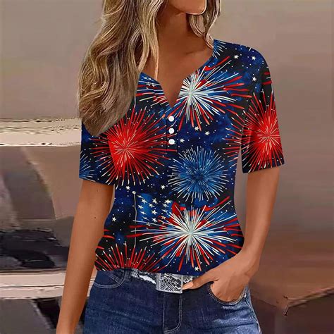 American Flag Blouse Women American Flag Shirt Red White and Blue Shirt ...