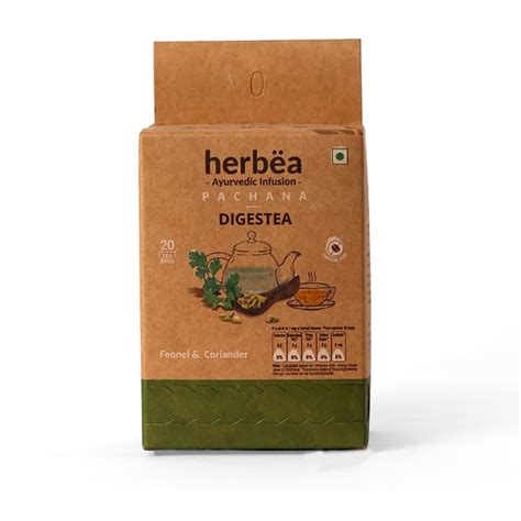 Herbea Digestea Fennel Herbal Infusion Tea Bags Box (20 Bags) : Amazon ...