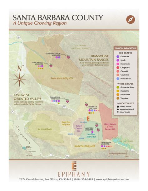 Santa Barbara Wineries Map