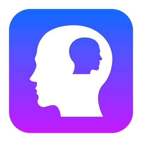 Self awareness icon | Premium Vector