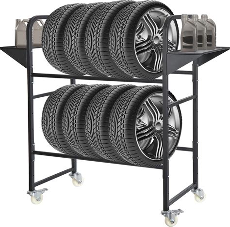 Amazon.com: EROTASH Tire Rack, Tire Rack for Garage, Tire Storage Rack ...