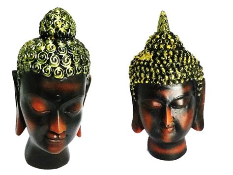 Antras Creations Buddha Face Statues Show Piece Collectibles for Home ...