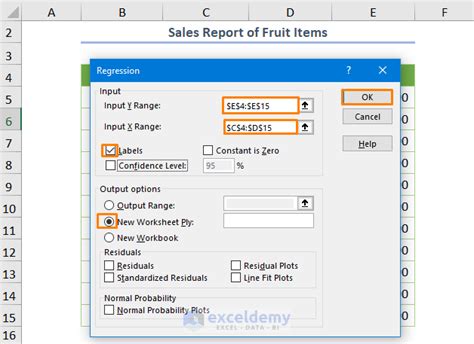 Image result for Multiple Variable Regression Excel