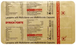 Dyrich Forte Cap 10 - Uses, Side Effects, Dosage, Price | Truemeds