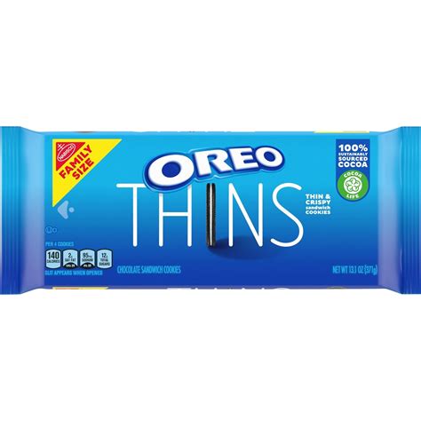 Check Halal, kosher status of Nabisco OREO Thins Chocolate Sandwich ...