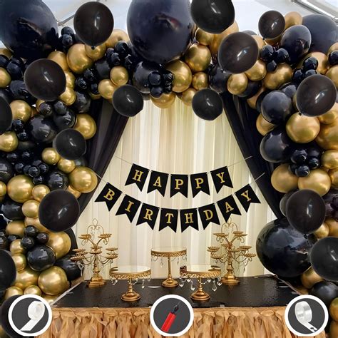 SpecialYou.in Happy Birthday Decoration Items For Boys With Black ...