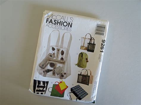 Buy Tote Bags and Backpacks Pattern Mccall's Fashion Accessories ...