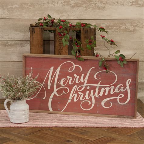 Country & Farmhouse Seasonal Christmas Themed Festive Wooden Signs