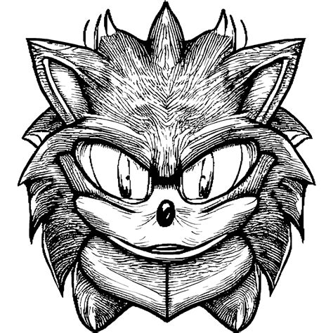 Crocodile Sonic Hedgehog Coloring Page