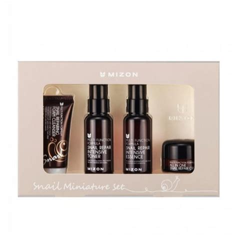 Mizon Snail Miniature Set - Peaches & Cream, India