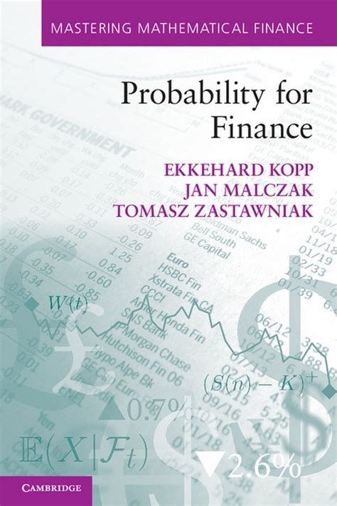 Buy PROBABILITY FOR FINANCE (MASTERING MATHEMATICAL FINANCE) Book ...