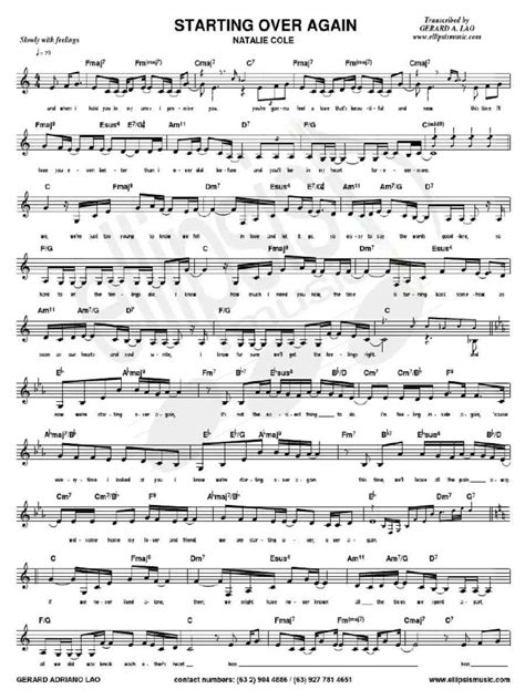 Kath Loria Starting Over Again Lyrics 的图像结果