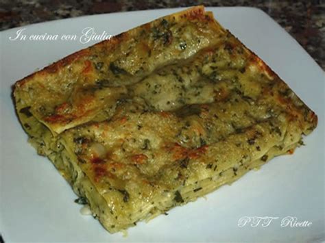 Lasagne al pesto   PTT Ricette