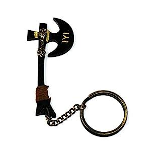 Alphabey Turgut Brass Gold Plated Axe Keychain, Ertugrul Prop Product ...