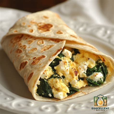 Spinach & Egg Wrap