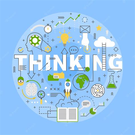 Mental concept symbols flat composition Free Vector