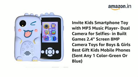 Watch Invite Kids Smartphone Toy with MP3 Music Player- Dual Camera for ...
