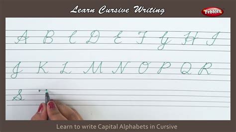 Cursive Capital Letters | AlphabetWorksheetsFree.com